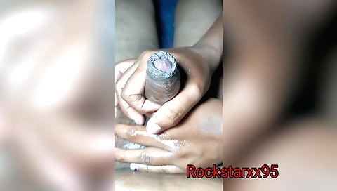 Handjob fuck video with a hot and horny Indian wife