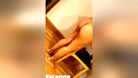 Hot hairy babe gets a really rough spanking and orgasm