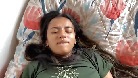 Indian girl with a small body is going to be a great step fantasy