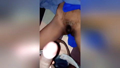 Indian brunette gets fucked in her pussy by boyfriend