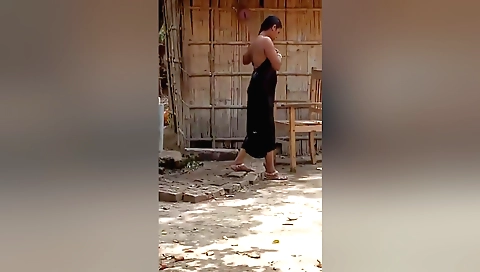 Amazing amateur video with a hot brunette girl 18+