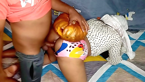 Chikyo gets boned by her friend and cummed in pussy