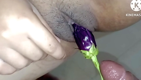 Indian stepbrother wife gets excited when the man fucks her