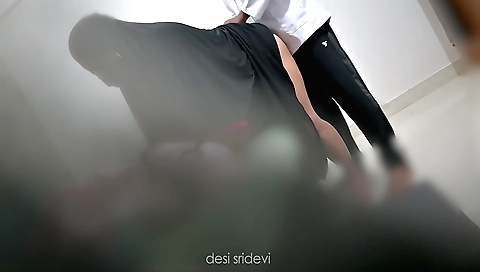 Indian slut with a nice ass fucked hard in her bathroom