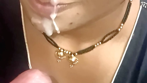 Indian girl is getting a blowjob and her pussy pounded