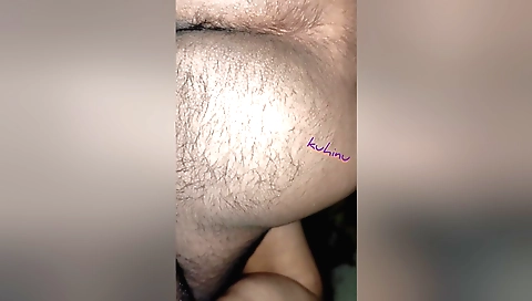 Indian schoolgirl in a red dress takes her laptop home