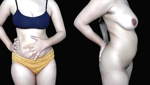 Hot Indian Stepsisters Navel Massage Show Twins Stepsisters