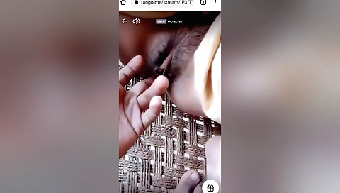 Brunette in amateur solo video fingered and fingered