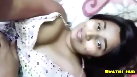 Sex with two guys in a hot threesome in an amateur video