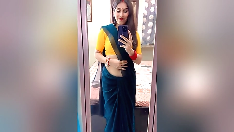 Solo amateur video in which a brunette and a guy leave her clothes