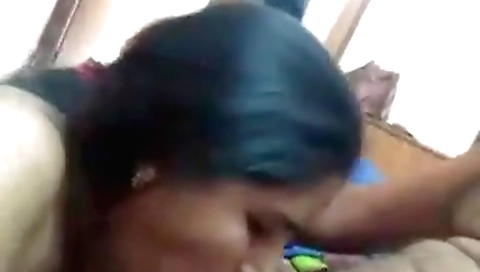 Indian brunette and her older dude in a webcam video