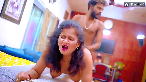 Indian milf gets fucked hard in a homemade porn video