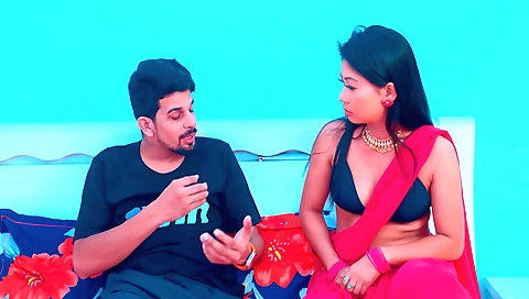 Horny stepmom in hot erotic movie with hot sex 18+