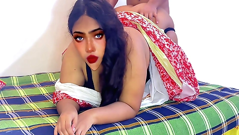 Step daughter-in-law is going to take care of stepbrother's feet