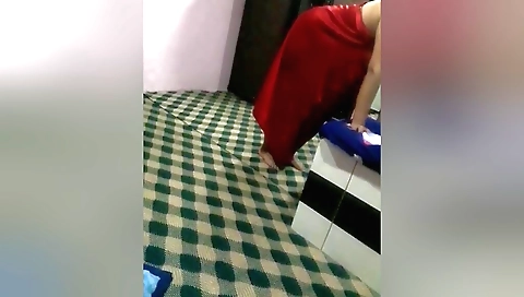 Horny and lustful woman is masturbating with her wet pussy