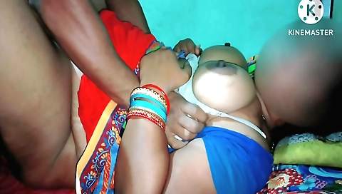 Busty chubby indian chick is showing off her hairy pussy