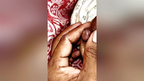 Indian auntie shows off her boobs in a hardcore pov video