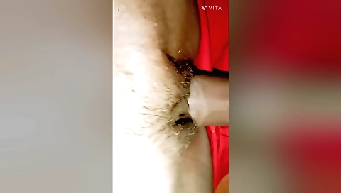 Amateur hindi girl in sexy outfit gets dildo in ass 1