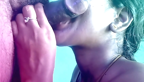 Indian pregnant babe sucks and deepthinks her lover