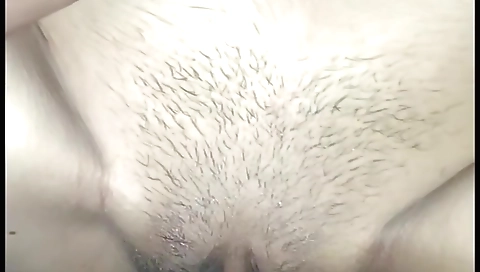 Indian girlfriend with a hairy pussy fucked in amateur vid