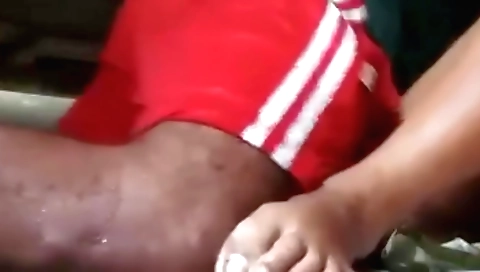 Amateur indian teen girl has fun with a video clip