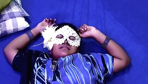 Indian hairy girl with sexy body fucks in doggy style