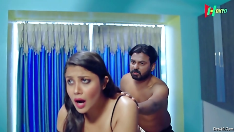 Horny brunette 18+ with a pair of long and fat tits 18+