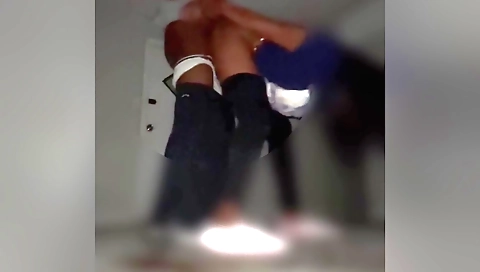 Brunette babe is being fucked during waiting on the phone