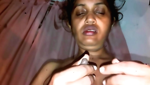 Indian teen with big breasts sucks and fucks her boyfriend