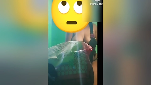 Amateur brunette showing her big tits on the camera