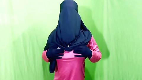 Solo girl masturbating with her stepfather in bedroom