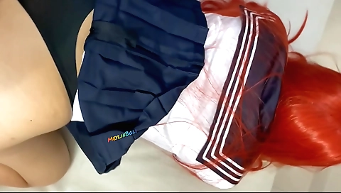 Indian girl with nice tits is getting my dick in her mouth