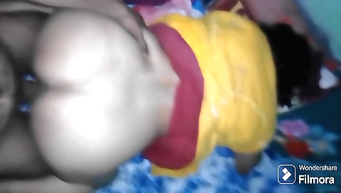 Sexy stepsister-in-law naked smoking with stepbrother-in-law