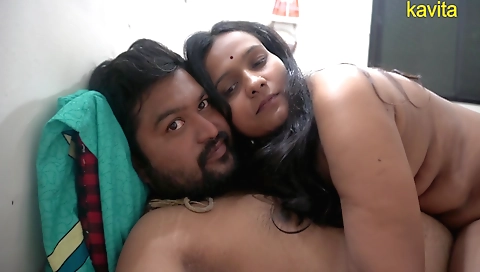 Brunette indian desi babe rides a dick and gets a creampie