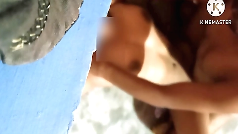 Indian teen is getting a nice ride on her boyfriend