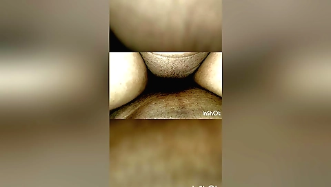 Indian girl with a round ass is fucking on the bed
