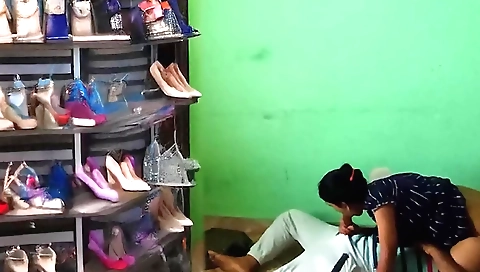 Indian brunette teen with a perfect body riding a dick