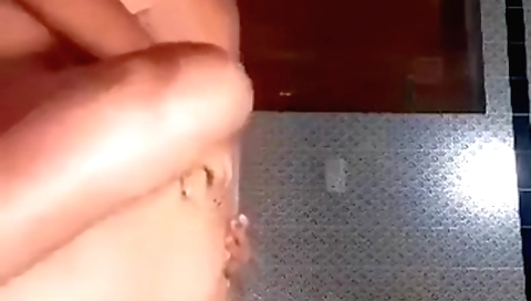 Sexy brunette fucks with a vibrator in amateur porn video