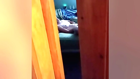 Indian girl is playing with pussy for the voyeur vid