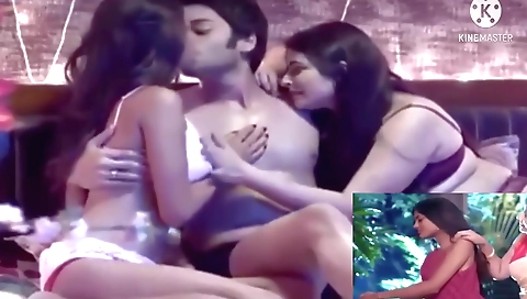 Horny indian milf stepsisters have a kinky threesome