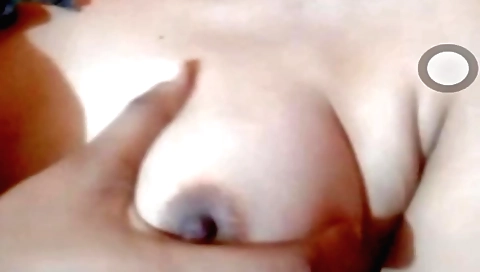 Hot brunette showing off her perfect body in homemade solo